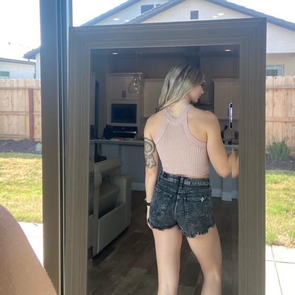 High Neck Crop Top - Picture 2 of 3